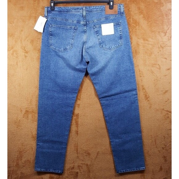 AG JEANS Mens Size 38x32 Blue Medium Wash Modern Slim Stretch Denim TELLIS $198 - Picture 4 of 6